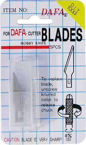 5 blades for Craft Knife WAS 0.50 NOW 0.25