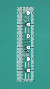 NEW - Non-Slip Ruler 1 x 6 Inch Ruler