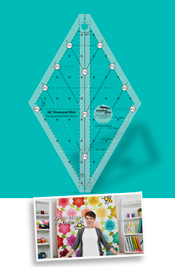 Creative Grids Non-Slip 60 Mini Diamond Ruler by Krista Moser