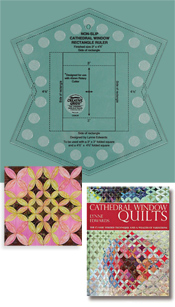Creative Grids Non-Slip Cathedral Window Ruler by Lynne Edwards MBE