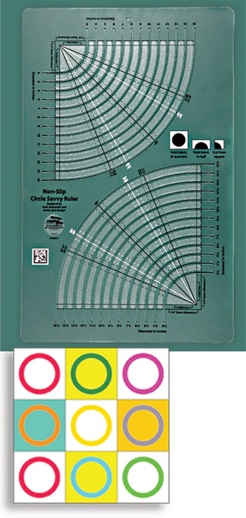 Back in Stock Creative Grids Circle Savvy Ruler