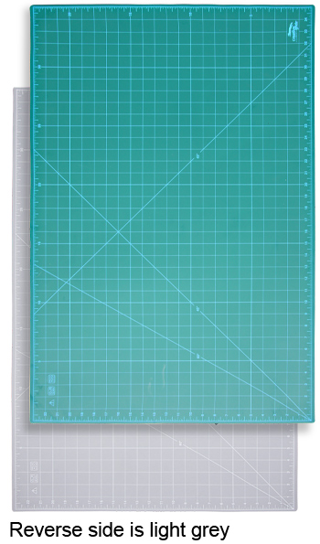 A1 Creative Grids Self-Healing Cutting Mat - one side green & reverse grey (Industrial) Size 35