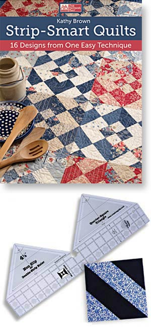 Strip-Smart Quilts Book by Kathy Brown Was £16.95 NOW £8.00