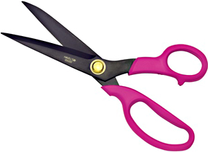 Teflon-Coated Serrated Scissors 8 ''