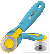 Quick Change Olfa Rotary Cutter 45mm (Vibrant aqua)