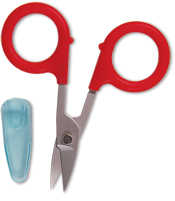 Perfect Scissors Curved Karen Kay Buckley 3'' in red