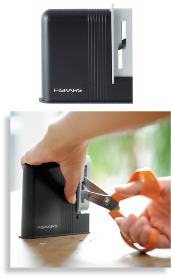 Fiskars Black Scissor Sharpener