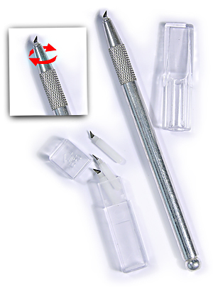 360 degree Precision Knife and 3 spare blades