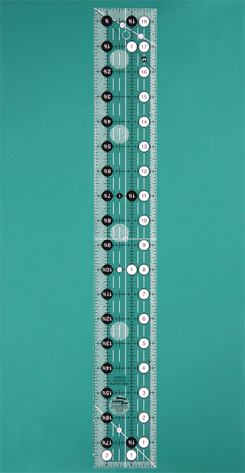 Non slip 2 Inch x 18 Inch Ruler