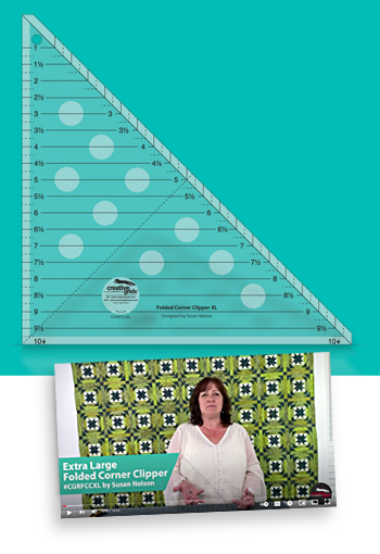 NEW Creative Grids Folded Corner Clipper Tool XL By Susan Nelson