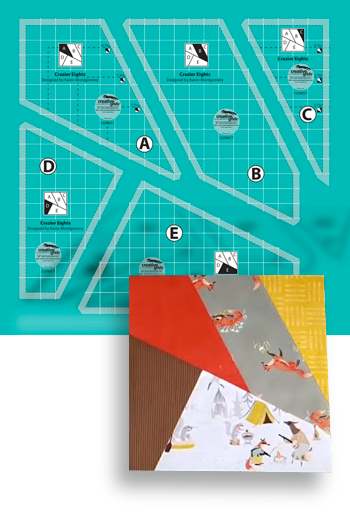 Creative Grids Crazier Eights Template  By Karen Montgomery