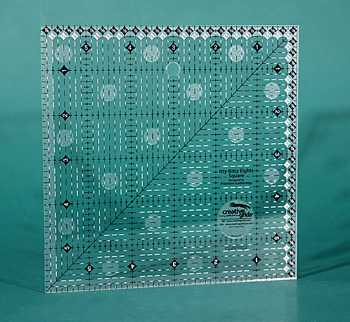 Creative Grids Itty-Bitty Eights Square Ruler 6in x 6in  
