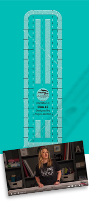 Creative Grids Non-Slip Machine Quilting Tool - Slim - LS (Low Shank) By Angela Walters