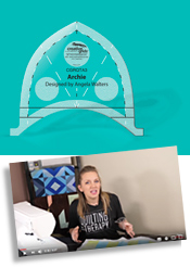 Creative Grids  Non-Slip Machine Quilting Tool - Archie By Angela Walters