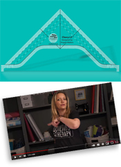 Creative Grids Non-Slip Machine Quilting Tool - Chevy - LS (Low Shank) By Angela Walters