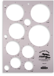 Creative Grids® The Hole Thing Template Plastic 