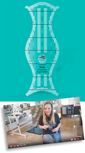 Creative Grids Non-Slip Machine Quilting Tool - Elvira By Angela Walters