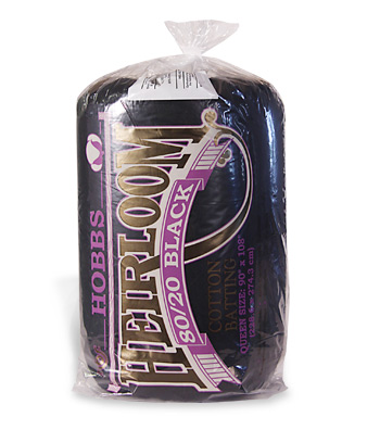 Hobbs Heirloom 80/20 Wadding Queen Dark 90 Inch x 108 Inch