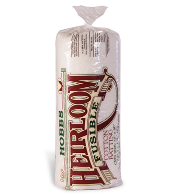 Hobbs Heirloom Fusible Cotton Blend 80/20 Wadding Crib 45 Inch x 60 Inch