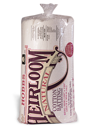 Hobbs Heirloom Wadding Natural 100% Cotton with Scrim