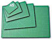 A5 Self Healing Cutting Mat (Industrial)Size 8'' x 5''  (126mm x 203mm) Approx