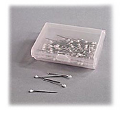 Clover Glass Headed Applique Pins ()