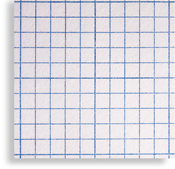 Blue leave-in Square Interlining 1cm grid (90cm x By the yard) (35'' x 36'' Approx)
