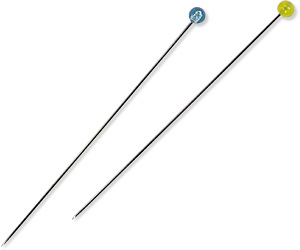 Crystal Glass Headed Pins 