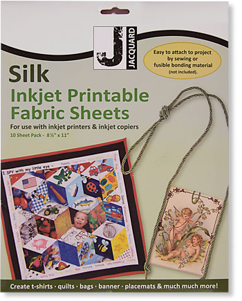 SILK Ink Jet Printing  Sheets (10 Sheets)