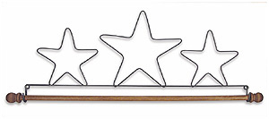 16 Inch 3 Star Craft Quilt Hanger