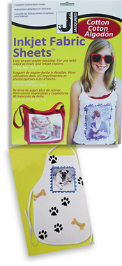 Ink jet Printing Cotton Sheets 8'' x 11'' (10 Sheets)