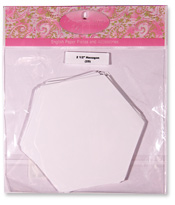 2  in Hexagon Papers -50 pieces 