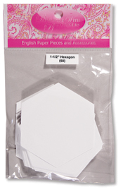 1  in Hexagon papers -50 pieces