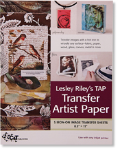 Lesley Riley's TAP Transfer Artist Paper 5 pk