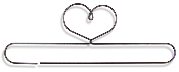 16in Heart Split Bottom Quilt Hanger