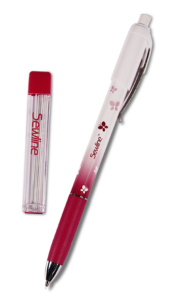 White Sewline Fabric Pencil