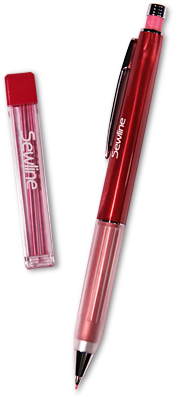 Pink Sewline Fabric Pencil