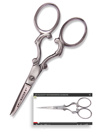 Apliquick Micro-serrated edge Scissors