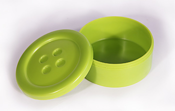 Small Green Button Box 3