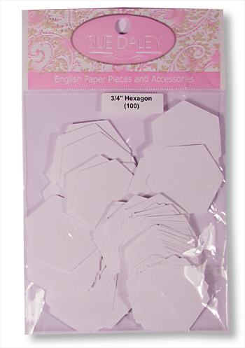 '' Hexagon English Paper Piecing (100)