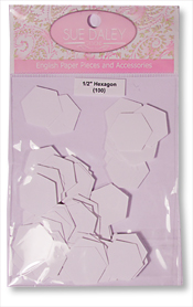 '' Hexagon English Paper Piecing (100)