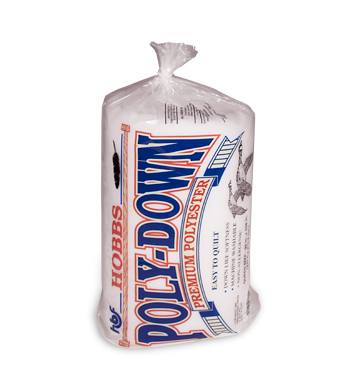 Hobbs Polydown Wadding Queen 90 Inch x 108 Inch