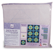 Quilt as You Go  Pre-Printed Batting with Fusible Back Hopscotch Block Pattern (24