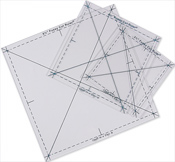 Fussy Cut Trio Rulers By Quilt in a Day 