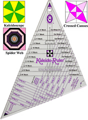 Marti Michell Kaleido- Ruler 6'' to 16'' blocks (Large)