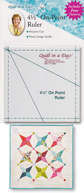 4½'' On-Point Ruler By Quilt In a Day