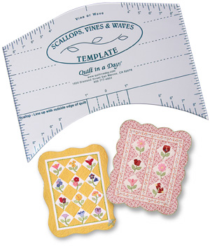 Scallops Vine and Waves By Quilt in a Day