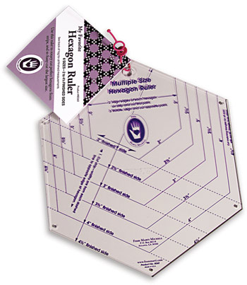 Marti Michell Hexagon Ruler Cuts 6 sizes