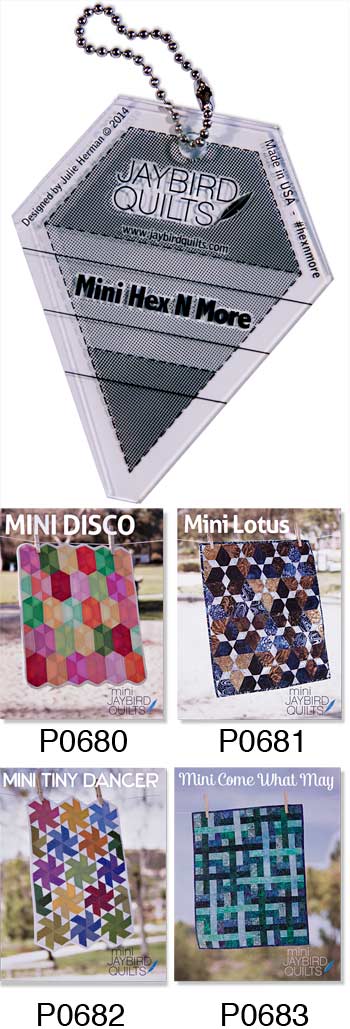 Mini Hex N More Keychain Ruler