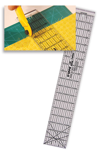O'Lipfa Raised Edge Ruler 3'' x 18''